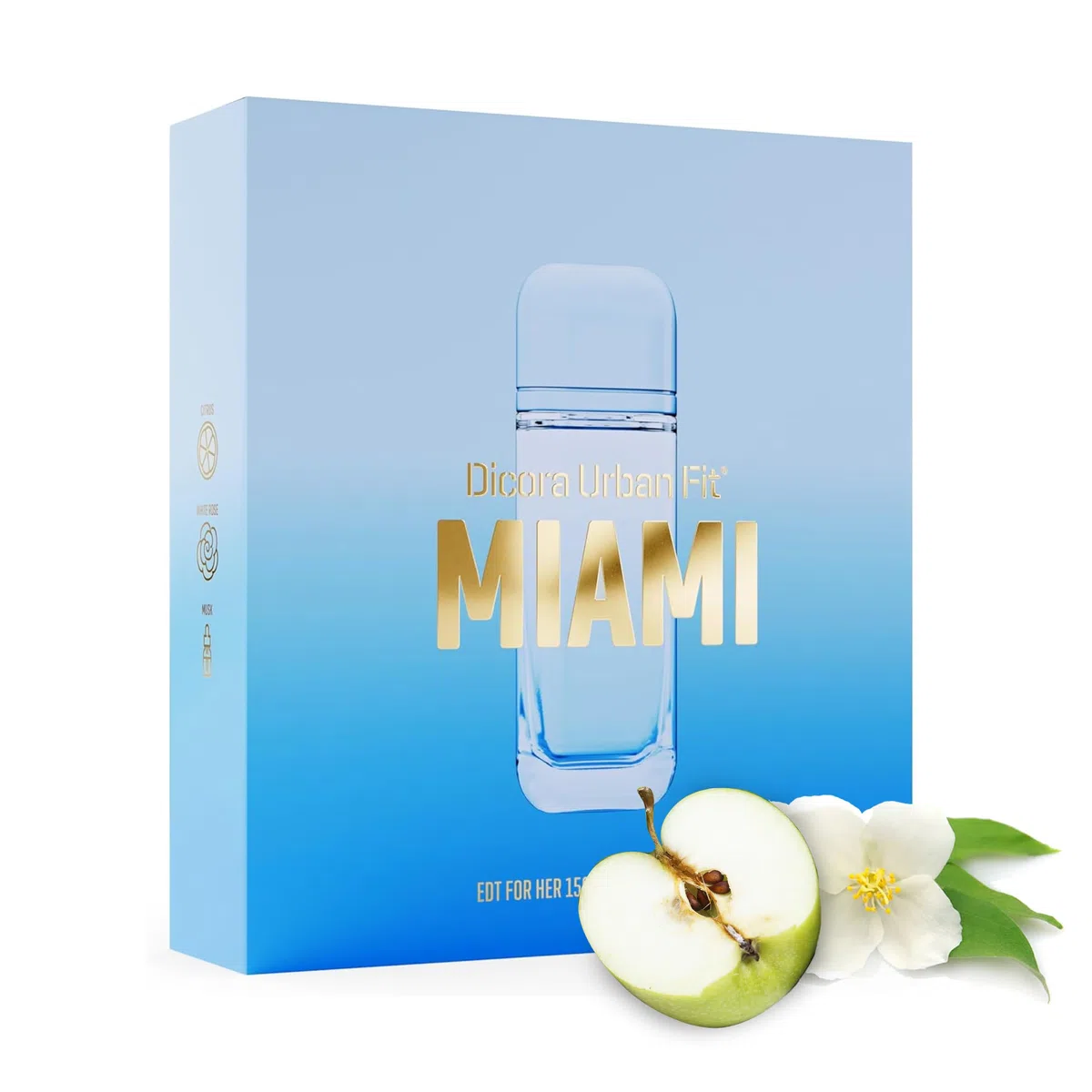 DICORA URBAN FIT Uf Set Miami For Her EDT 150Ml+Neceser per chi cerca una fragranza distintiva, per un profumo elegante e duraturo, 150ml