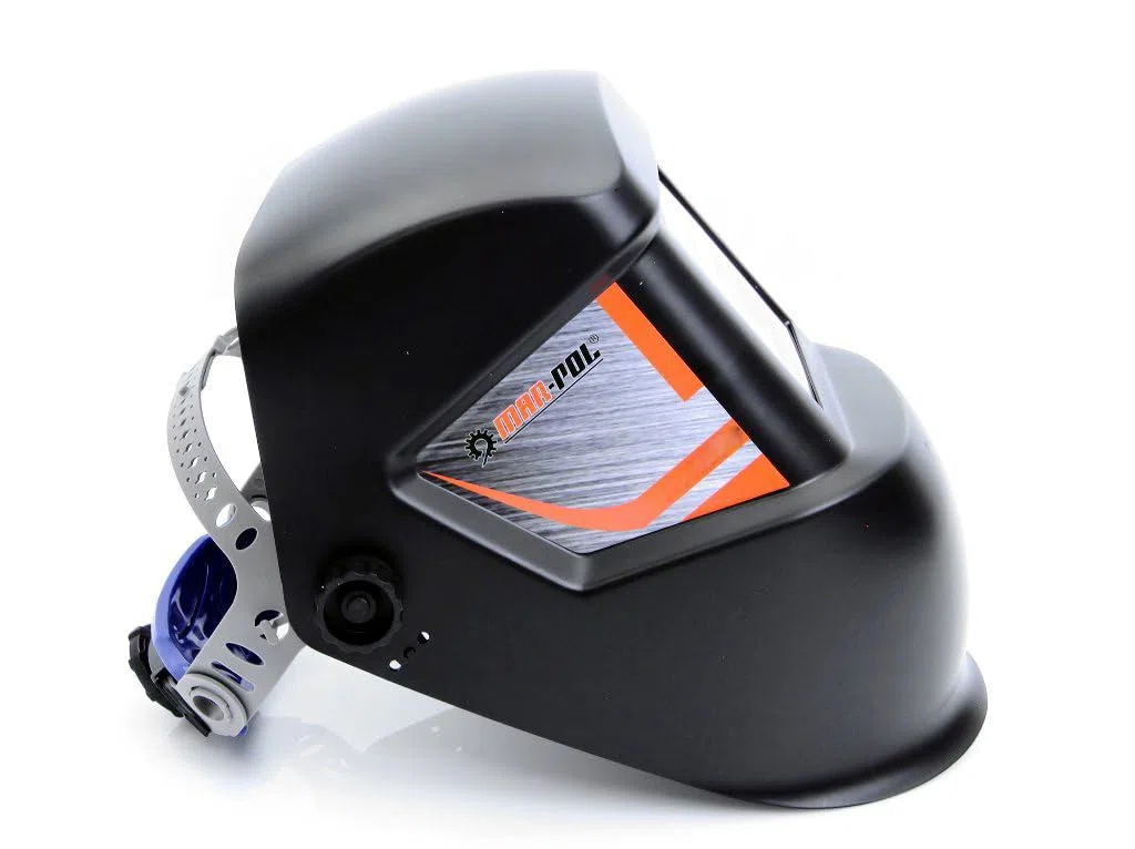 Maschera Casco Saldatura Autoscurante per MIG TIG MAG MMA| Campo Visivo 92,5 x 42,5 mm | Regolabile