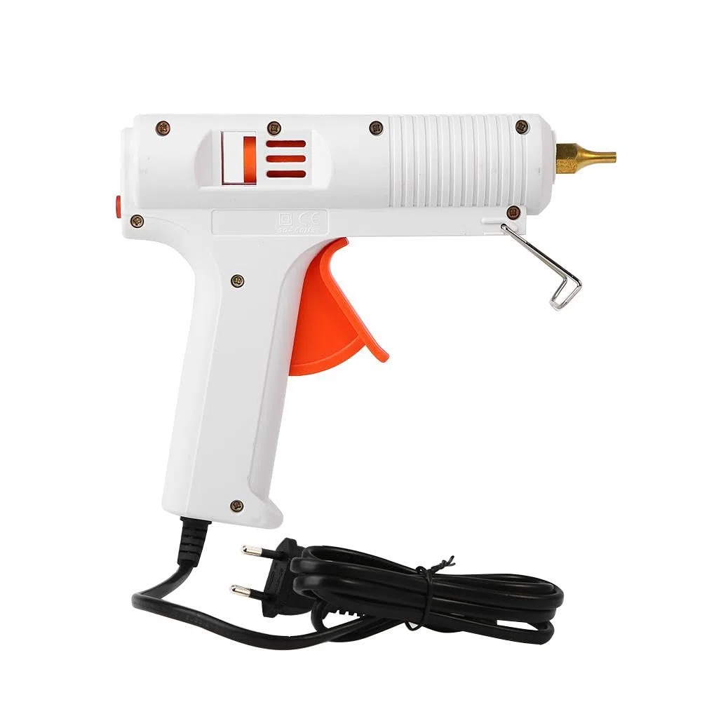 DEWIN Pistola Colla a Caldo,Pistola a Caldo per Colla Pistola a Caldo Regolabile Regolabile per Strumento di Riparazione Artigianale 110W (EU Plug)