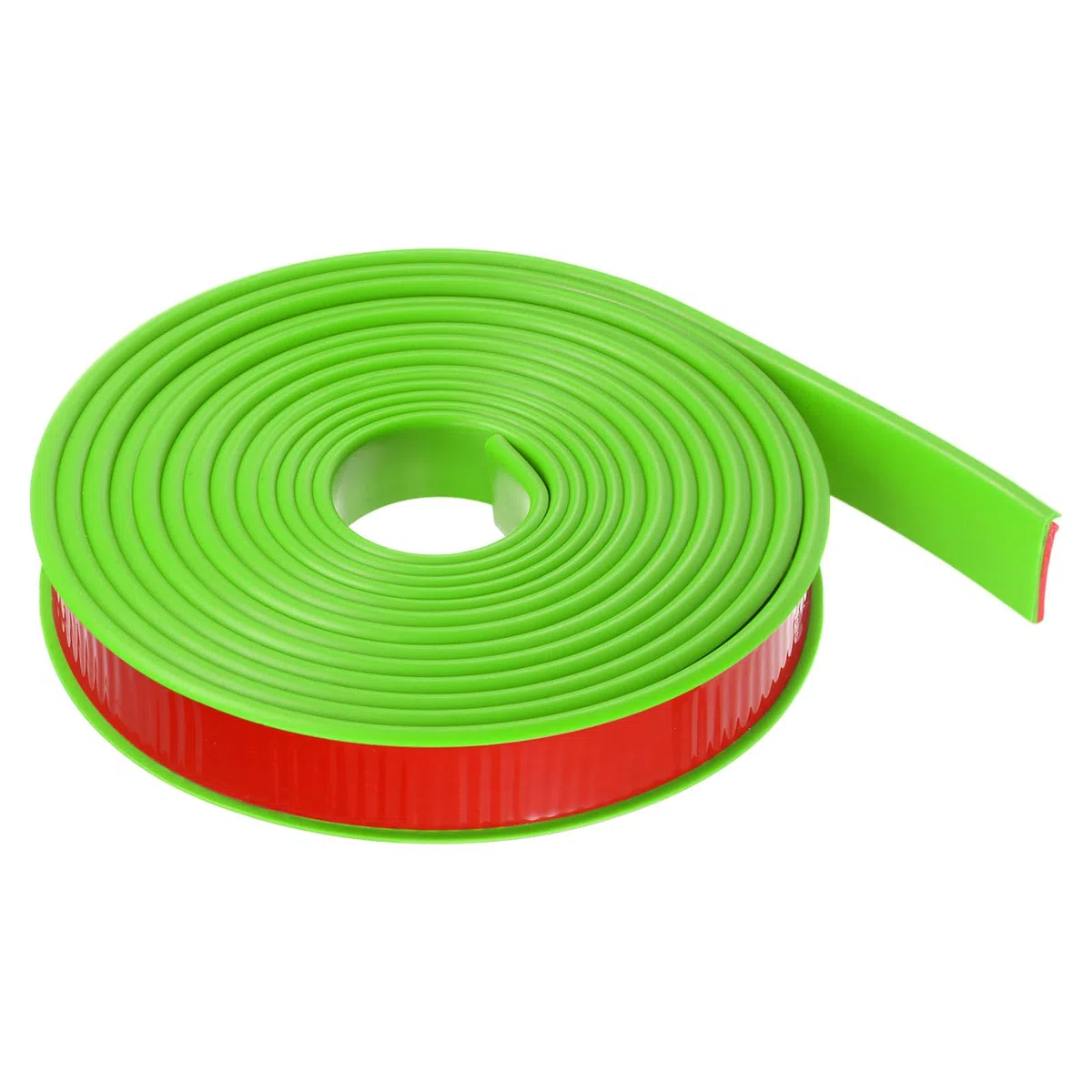 QUARKZMAN Bordo di Finitura a Forma di U 7/8" x 16.4ft (22mm x 5000mm) Autoadesivo Tpe Flessibile per Rivestimento di Bordi Protettore per Mobili, Armadi, Tavoli, Riparazioni, Verde
