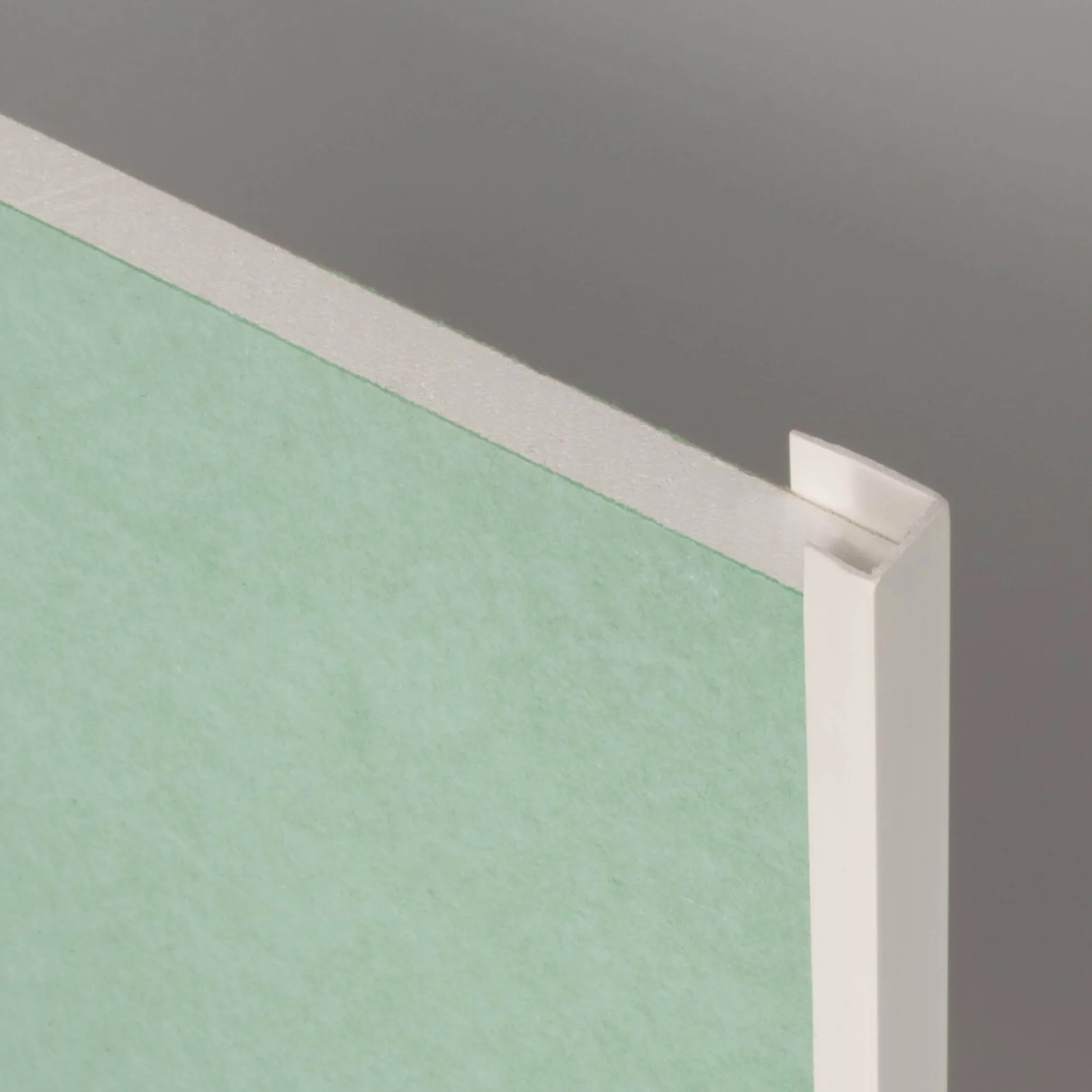 PROTEKTOR 3741 Profilo a U in PVC, profilo di bordatura per cartongesso 12,5cm 200cm protezione bordi bianca per cartongesso