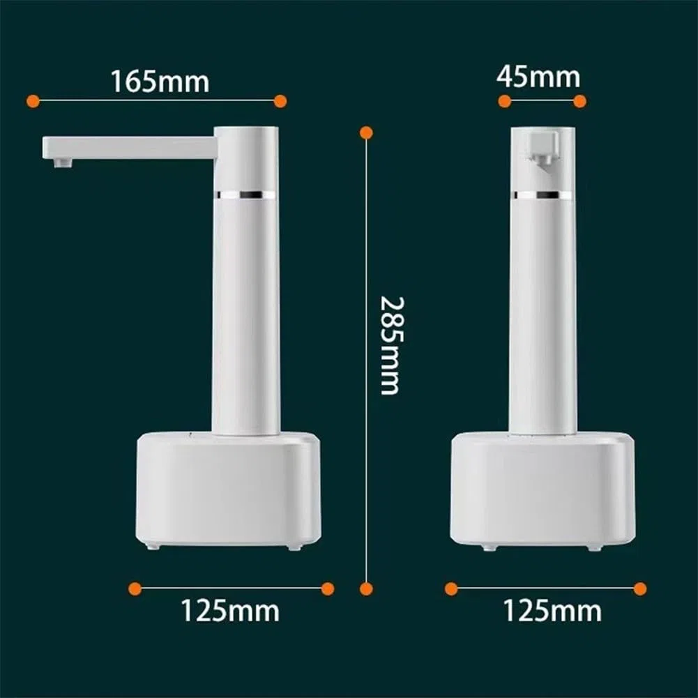 Distributore d'acqua automatico intelligente con controllo del volume dell'acqua a 3 marce, pompa elettrica USB, design desktop caldo e freddo, materiale ABS con supporto, per casa