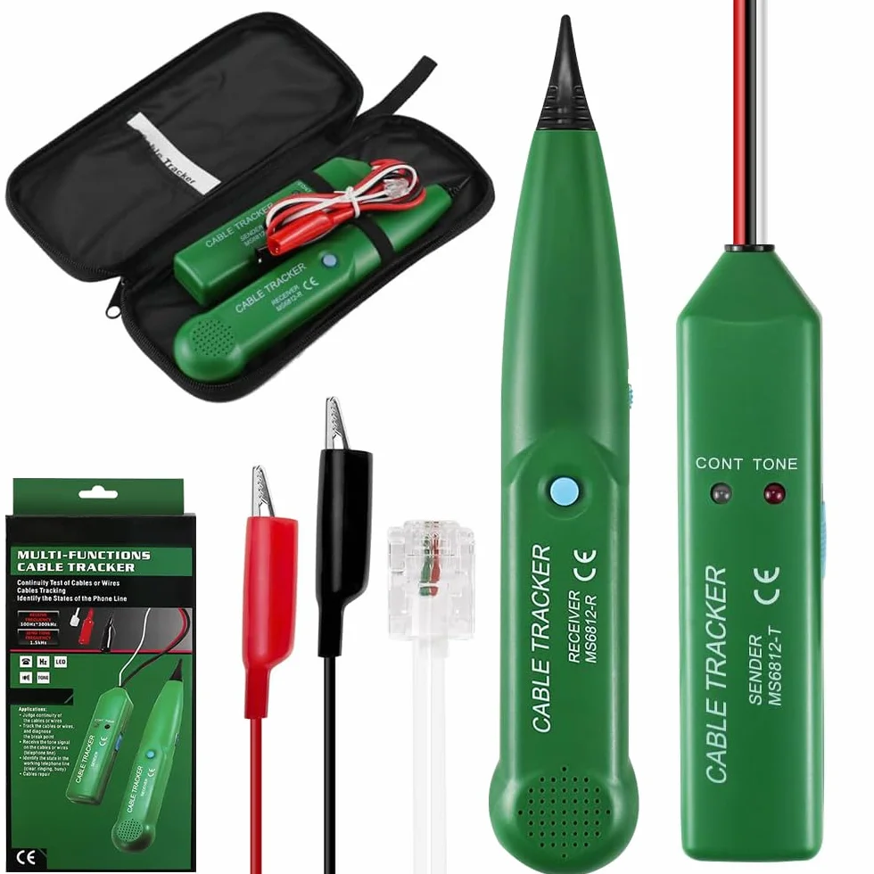 Cable Tracker, dispositivo di ricerca di rottura, robot tosaerba, tester di circuito, ricerca cavi, ricerca di cavi, localizzatore linea telefonica per la manutenzione della rete, passaggio del