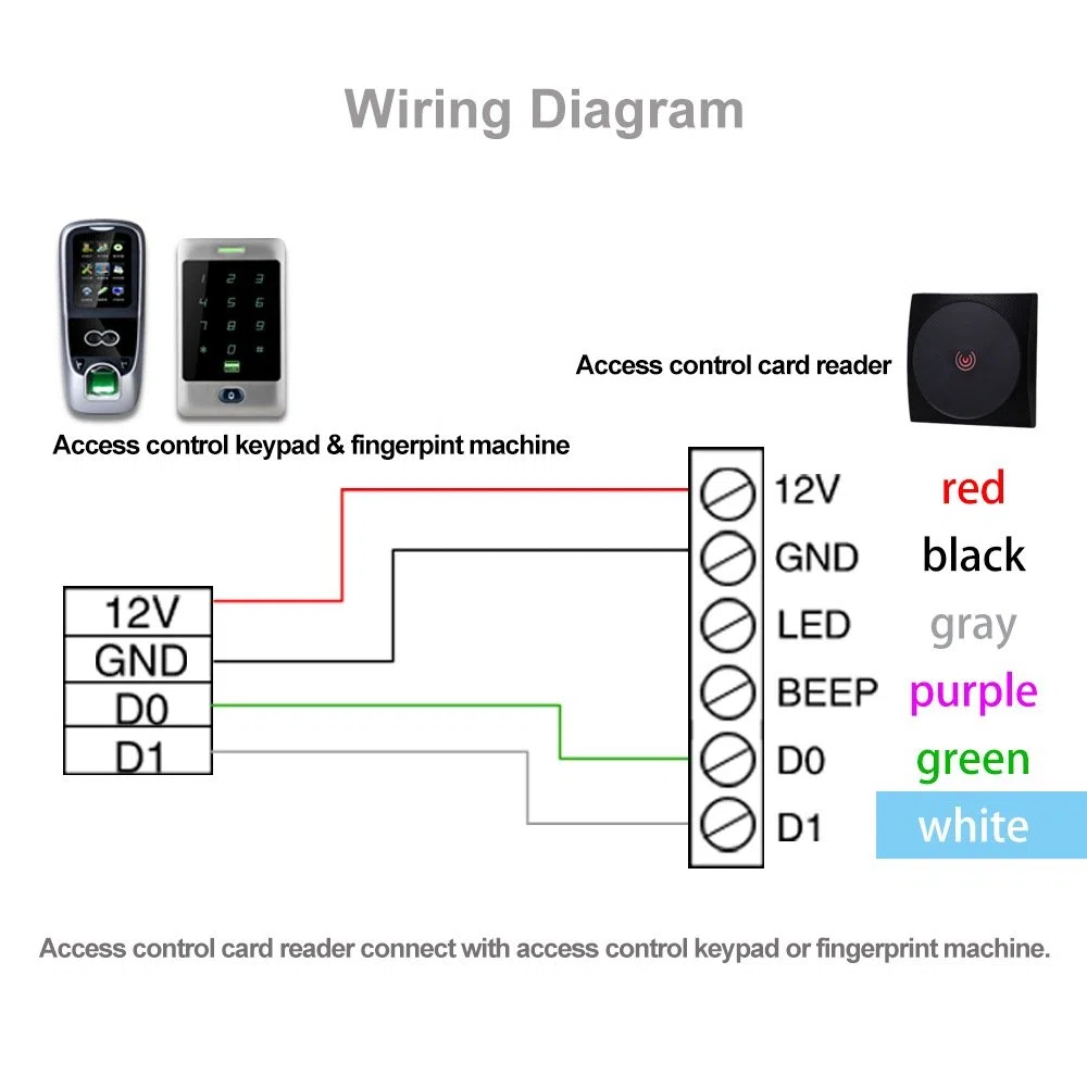 LIBO Lungo Raggio Lettore di Schede RFID 125KHZ Lettore di Controllo Accessi per Schede di Prossimità Wiegand26 IP65 Lettore NFC Impermeabile