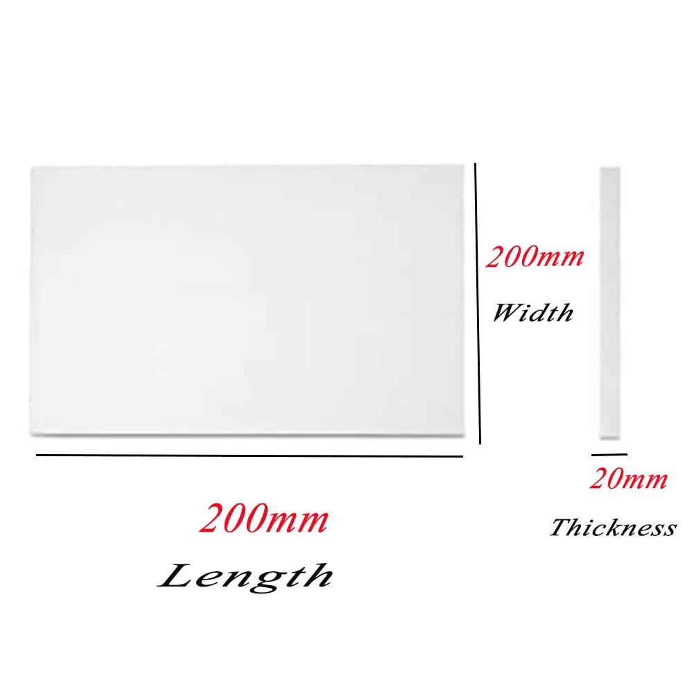 Pannello in Fibra di Ceramica - Resistente al Fuoco - Ignifugo, Resistente alle Alte Temperature, Pannello Isolante per Stufa A Legna, Camino, Forno, Fornace, Forno per Pizza,200 * 200 * 20mm