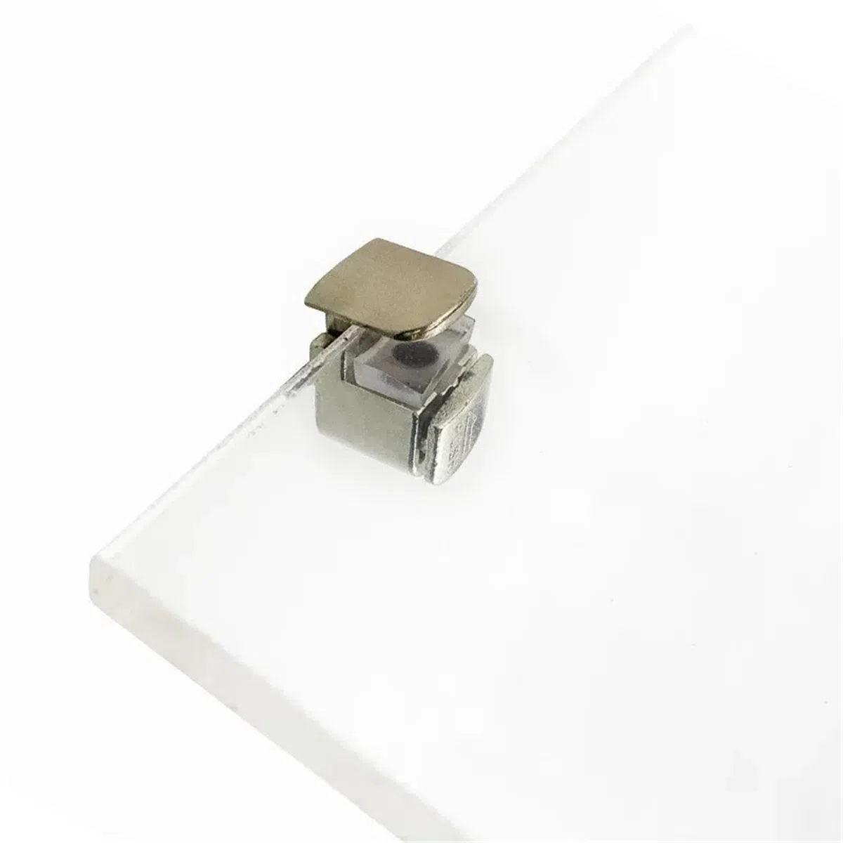 Morsetti per Vetro 10Pcs Zinc-Alloy Glass Clamp Adjustable Glass Laminate Bracket Fasteners Secure Glass Clips Perforation-Free Connectors per Corrimano Balaustra