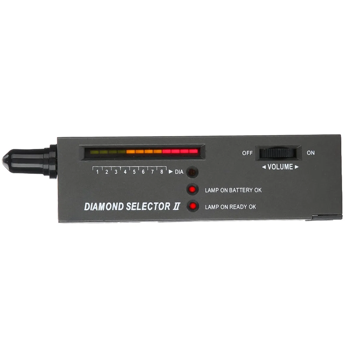 Penna Elettronica per Tester di Diamanti, Kit Portatile per Test di Diamanti Audio a LED, Strumento di Precisione per la Selezione di Pietre Preziose per Gioielli, Tester di