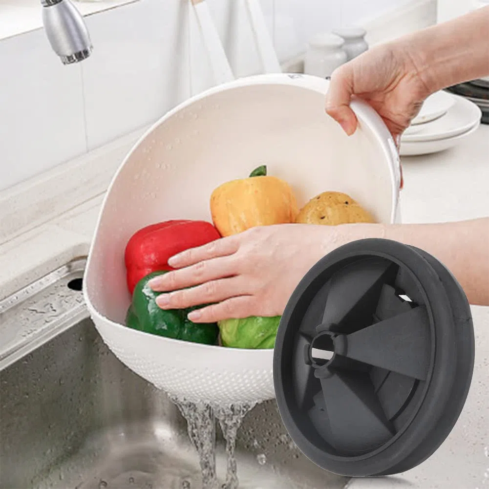 2Pezzi Deflettore per Lavello con Piastra Antispruzzo per lo Smaltimento dei Rifiuti, Coperchio Antispruzzo per Dissipatore di Rifiuti in Silicone Adatto per InSink-Erator con Diametro Esterno di 87m