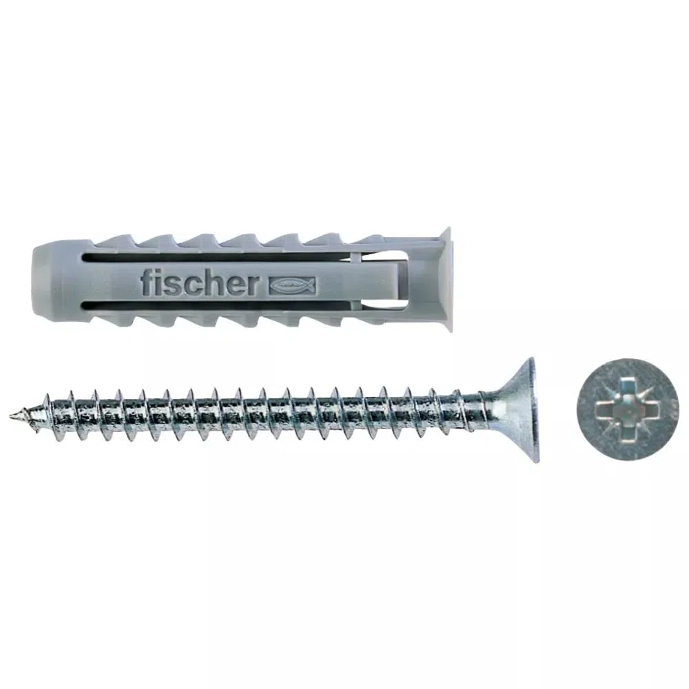 Fischer Propack SX 8 S Barattolo 120 Tasselli Con Vite + Punta SDS PLUS