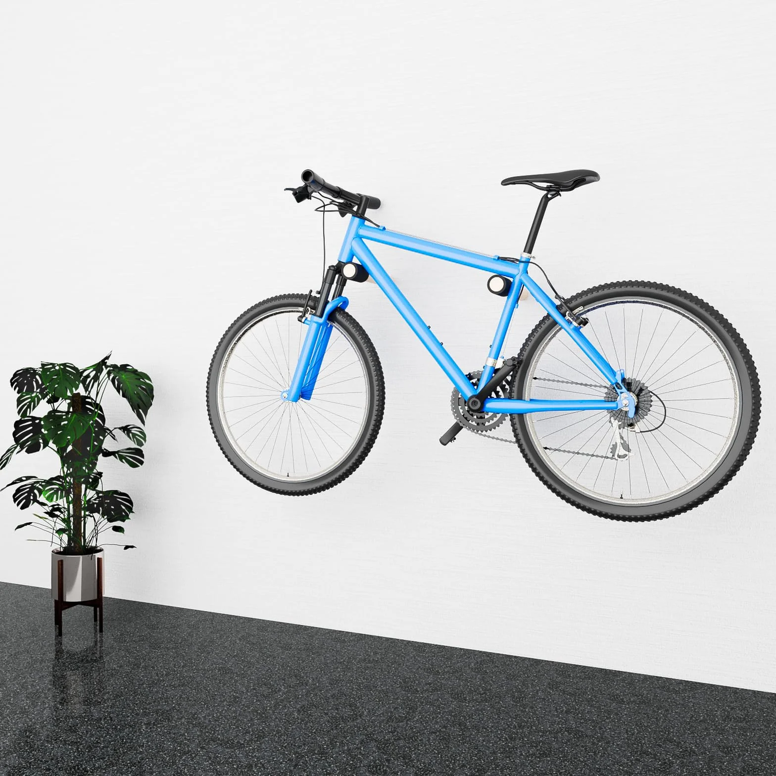 CLOPAE Porta Bici Da Muro, Appendi Bici Da Muro, Resistente Alla Ruggine E Può Sopportare 22 KG, Supporto Bici Da Muro Adatto Per Garage Interni (30CM)