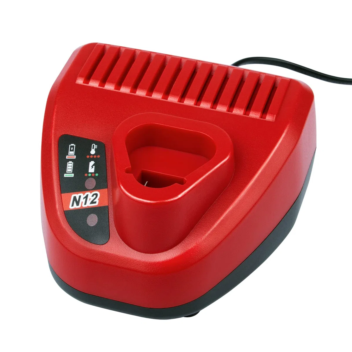 ASUNCELL M12 Caricabatterie per Milwaukee Batterie 48-11-2401, 48-11-2402, 48-11-2420, 48-11-2430, 48-11-2440, 48-11-2460, 48-40, 40, 48-10, 48-1111111111111111 11 11 -24 11, 48-11-2412