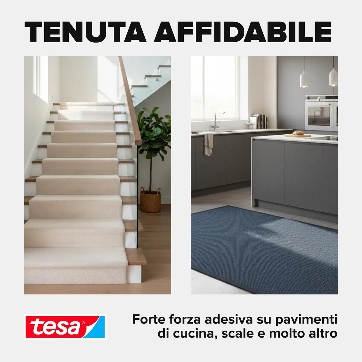 Tesa 05696-00010 Flooring Tape Extra Strong Hold, 25m x 50mm
