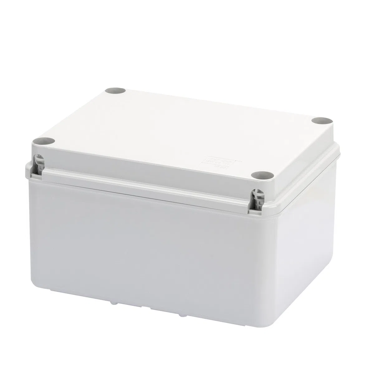 GEWISS - GW44117 Cassetta di Derivazione con Fondo Ad Alta Capienza e Coperchio Basso a Vite, IP56, Dimensioni Interne 190X140X110, Pareti Lisce, Grigio Ral 7035