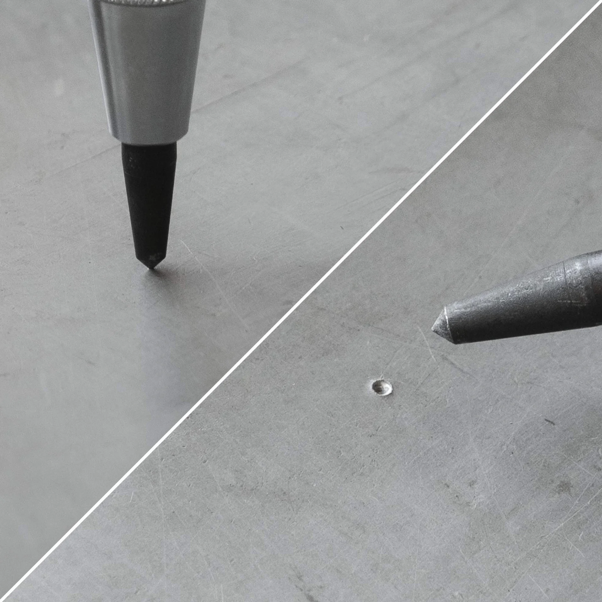 NEIKO 02639A - Punzone automatico da 15,2 cm con molla regolabile con una sola mano, corpo cromato e punta in acciaio S2 Premium