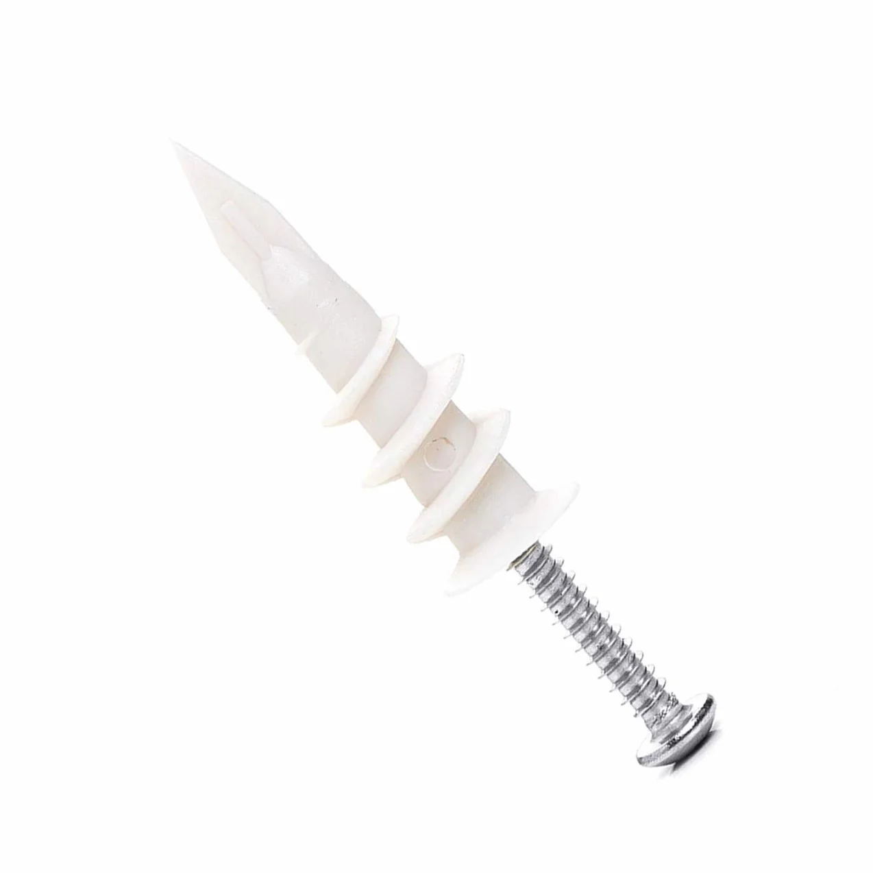 100 pezzi 2 misure di tasselli in plastica per cartongesso tasselli autoperforanti a parete cava con kit di assortimento di viti