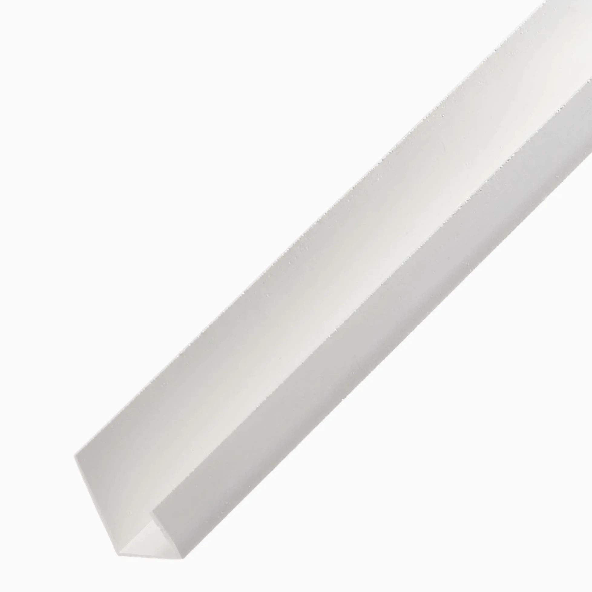 PROTEKTOR 3741 Profilo a U in PVC, profilo di bordatura per cartongesso 12,5cm 200cm protezione bordi bianca per cartongesso