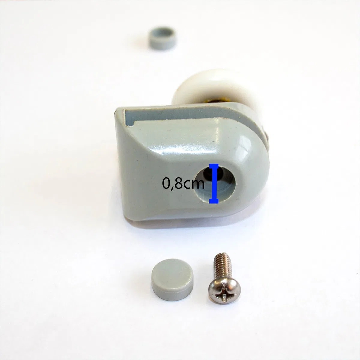 Kit 8 pz cuscinetti di ricambio vetro box doccia anta scorrevole Obi 2