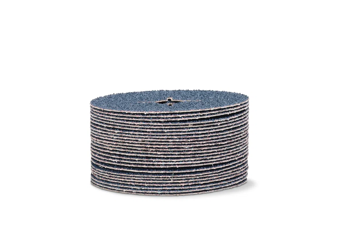 FEIN Dischi Abrasivi fibrati 125 mm, Grana 36, 25 x dischi Abrasivi per Smerigliatrici Angolari, Per una Levigatura Efficace di Acciaio e Acciaio Inox