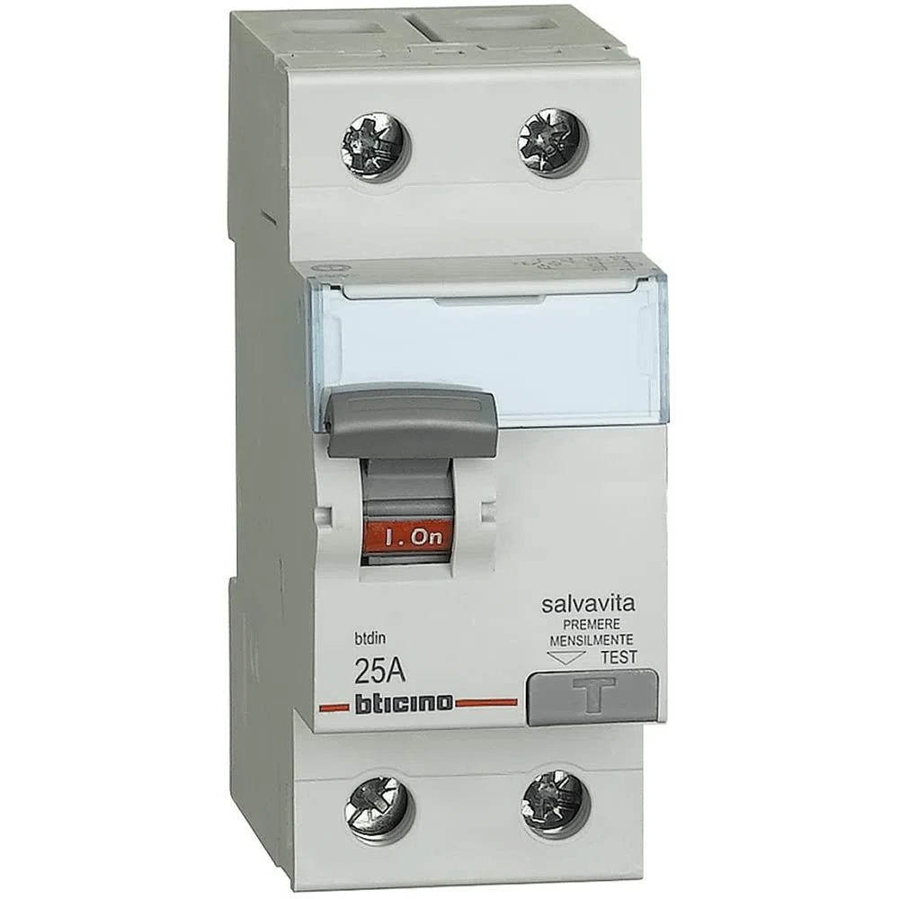BTicino G724F25 Interruttore Differenziale Salvavita 2P Tipo F In= 25A