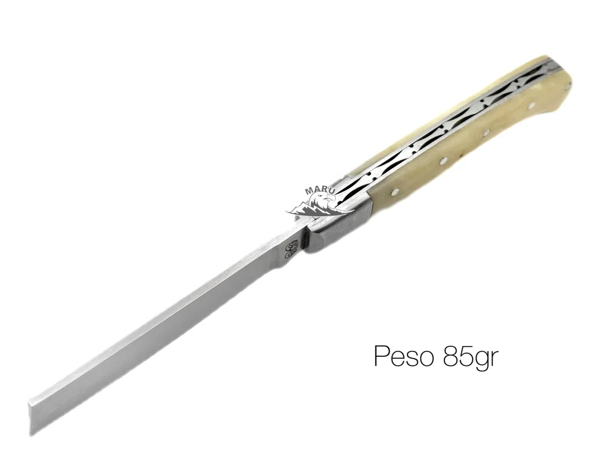Coltello Artigianale Pieghevole Tipo Mozzetta In Acciaio Inox tipo Sardo Coltelli da Collezione Tascabile Caccia