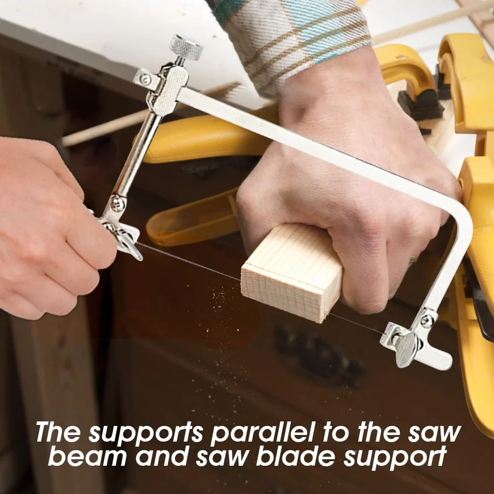 mizikuu Coping Saw - Seghetto a forma di U, per la lavorazione del legno, gioielli, per il fai da te