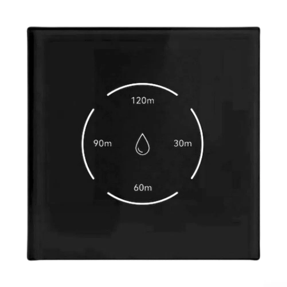 Smarts - Interruttore per riscaldatore a immersione, per Tuya WiFi Smart Wall Touch Boiler, interruttore timer per scaldabagno da 40 A, per Alexa, per app Smart Life (nero)