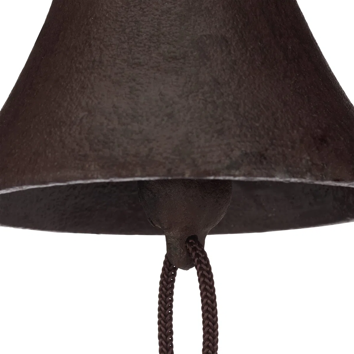 Relaxdays Campanella per Porta in Ghisa, Chiave e Lucchetto, Fascino Retro, Casa e Giardino Stile Rustico, Rosso Scuro