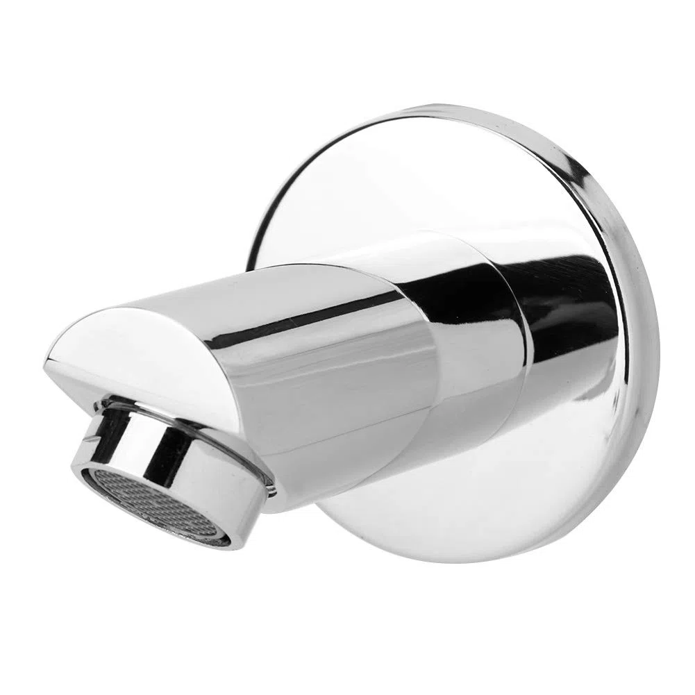 ZPSHYD Beccuccio per vasca, rubinetto vasca da bagno G1/2in Filettatura in rame Rotondo Installazione a scomparsa Rubinetto doccia pannello Accessorio