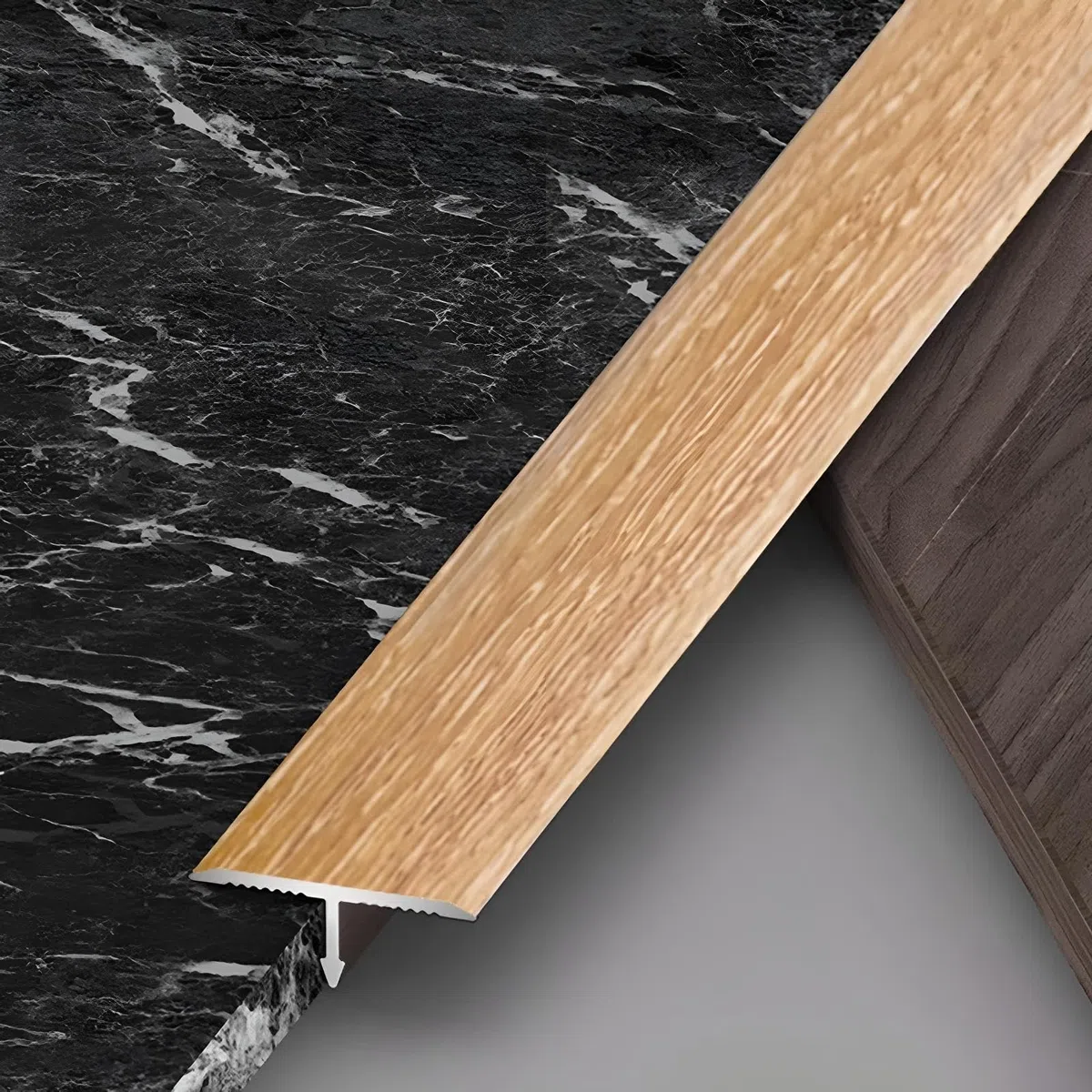 3 Pezzi Profilo Di Transizione A Forma Di T - Soglia Universale Da 90cm Per Pavimenti Laminati, Legno E Piastrelle - Striscia Divisoria Per Transizioni Fluide E Senza Interruzioni(Helle Eiche,
