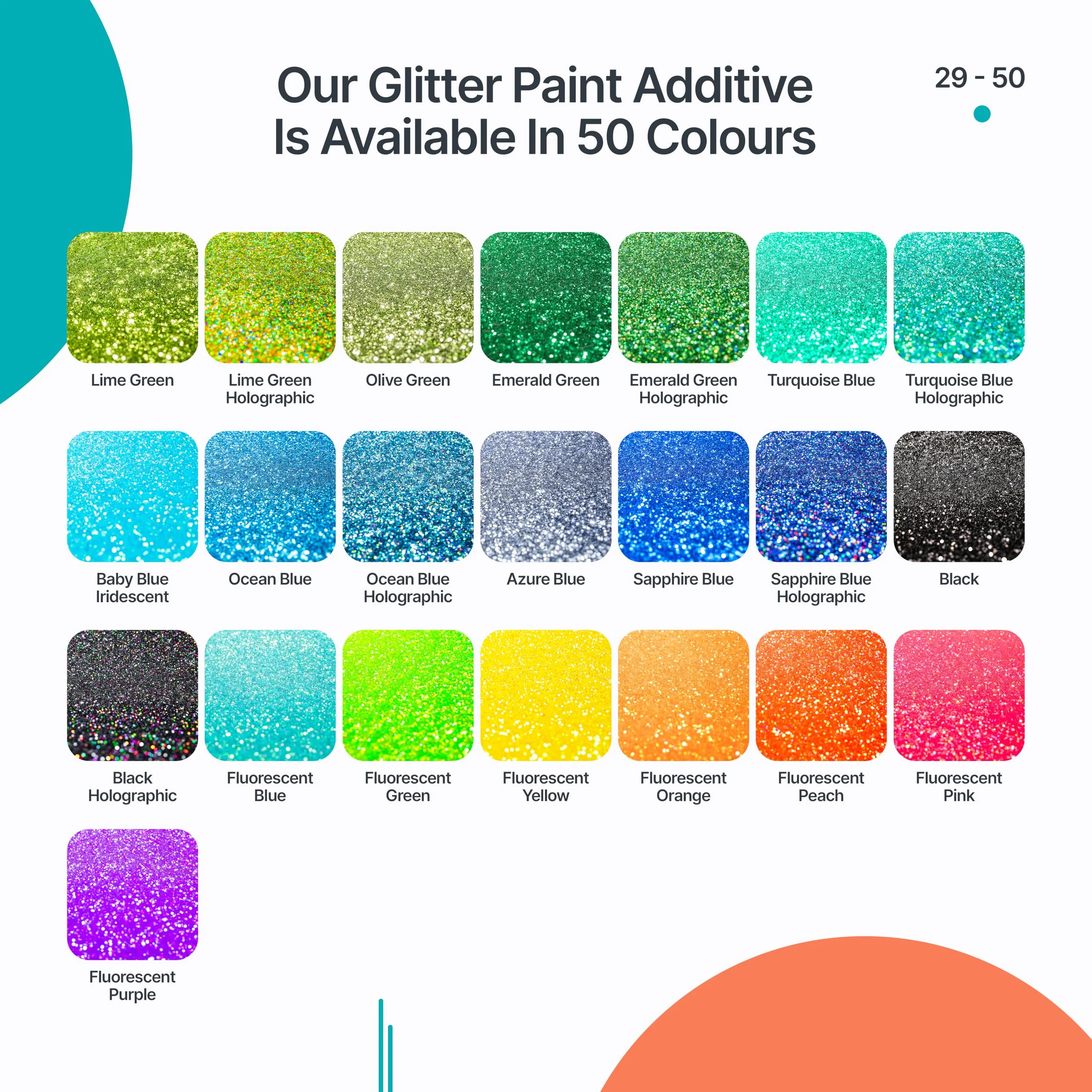 Argento Additivo per Vernice Glitterata [400g] + 4 Tamponi di Lucidatura di Finitura per Dipingere Pareti Glitterate - Aggiungi alla Pittura a Emulsione, Pareti Interne ed Esterne