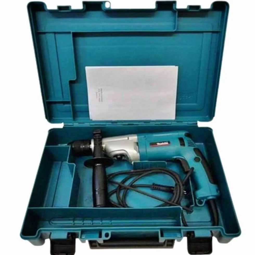 Makita HP2071 - Taladro percutor 1010W 2.6 kg 1200-2900 rpm portabrocas auto + maletin