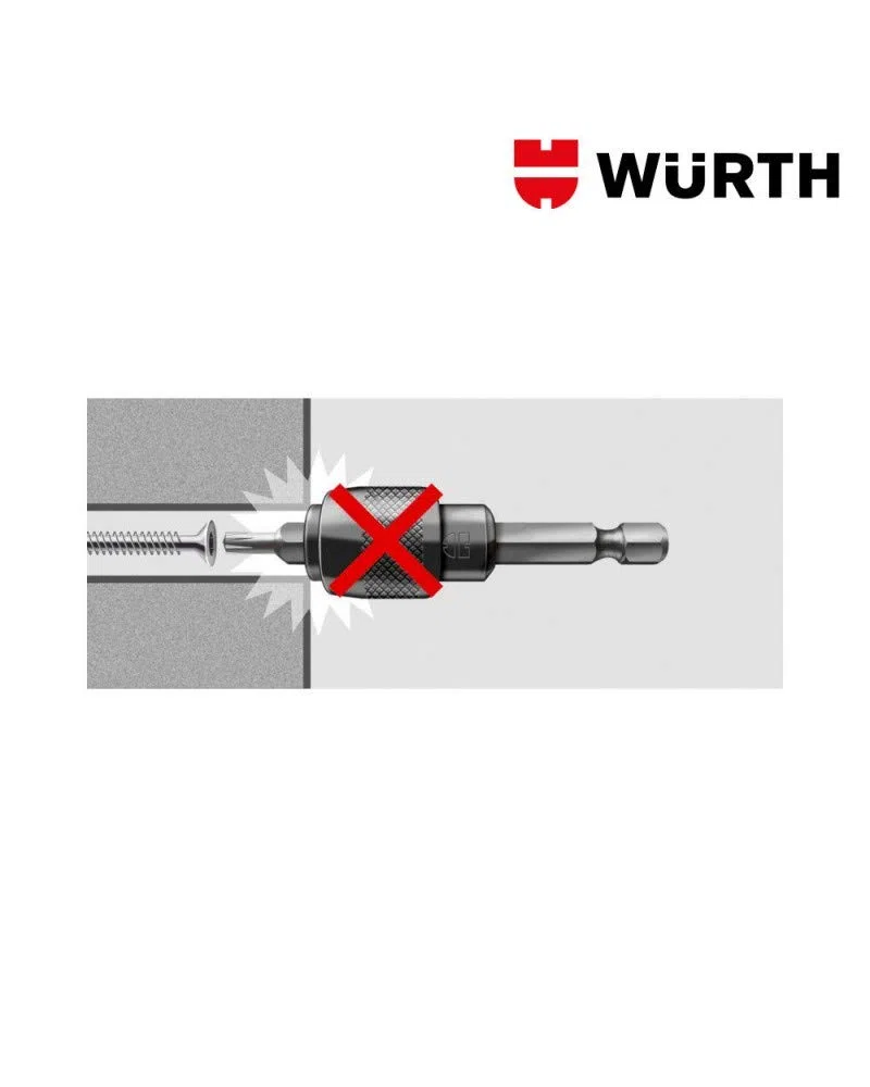 Porta Inserti Magnetico 1/4 Portainserti Sottile 0614176638 Wurth