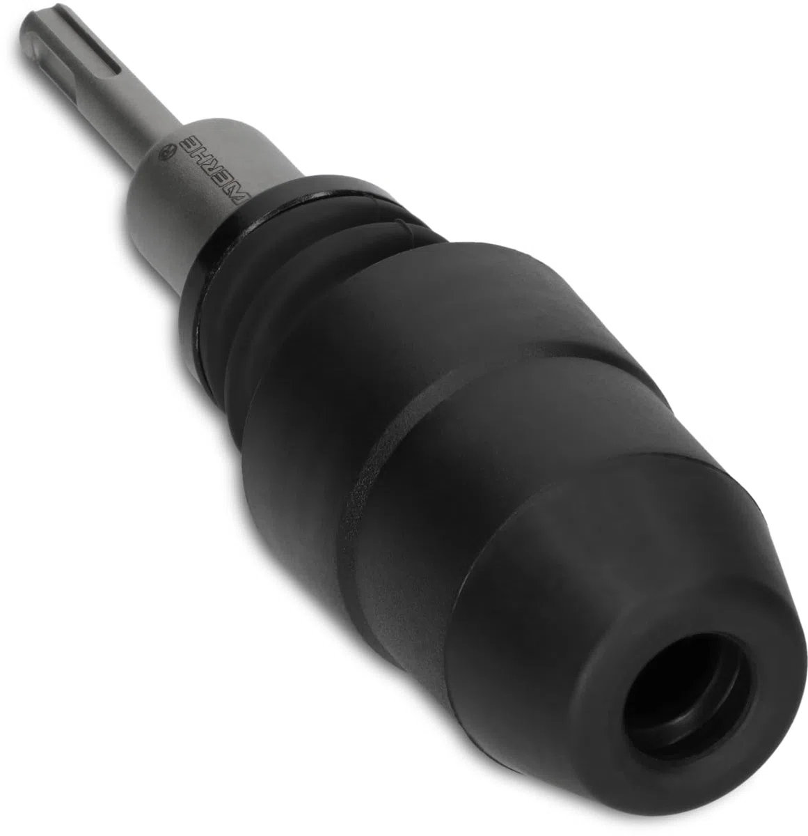 WERHE Adattatore SDS-Plus a SDS-Max – usa accessori SDS-Max con martello SDS-Plus – rotazione e percussione – acciaio da utensili, plastica – lunghezza 200 mm, 0,77 kg