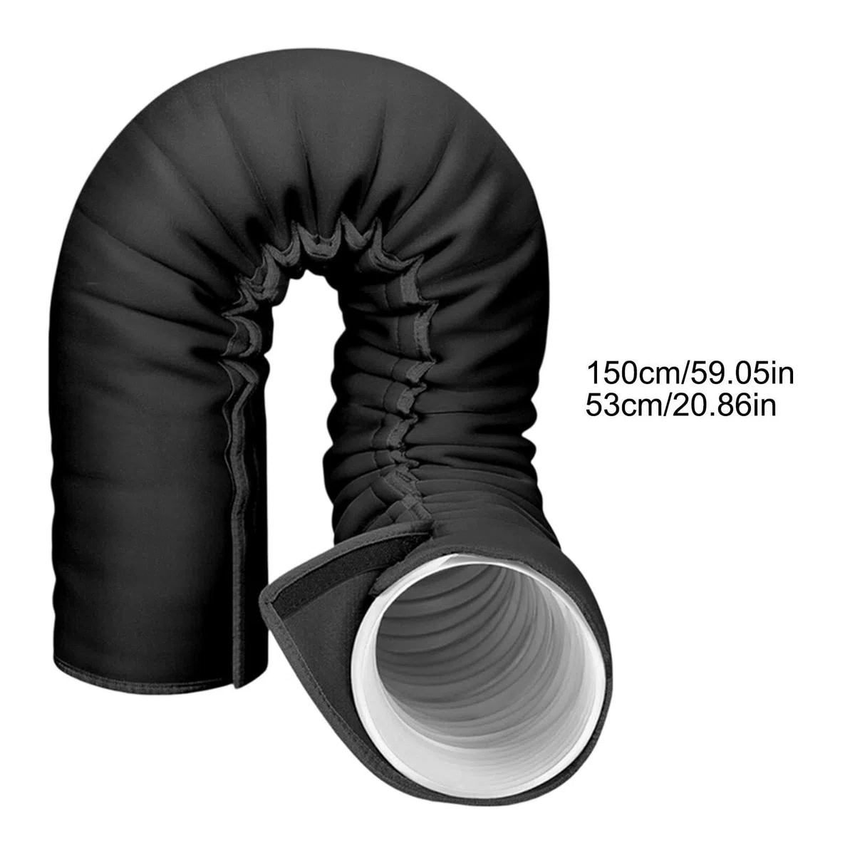 Guaina Isolante Per Tubo Condizionatore AC,Rivestimento Isolante Portatile con 3 Cinghie Regolabili | Per Condizionatore | Esterni Interni Finestre Garage Camper Parete Casa Appartamento