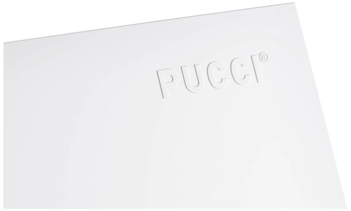 Pucci 80130560 Placca bianca a 2 pulsanti (cm 28x18) mod. Linea per cassetta incasso mod. Eco