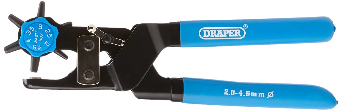 Draper Expert 63637 - Punzonatrice a revolver, 2-4,5 mm