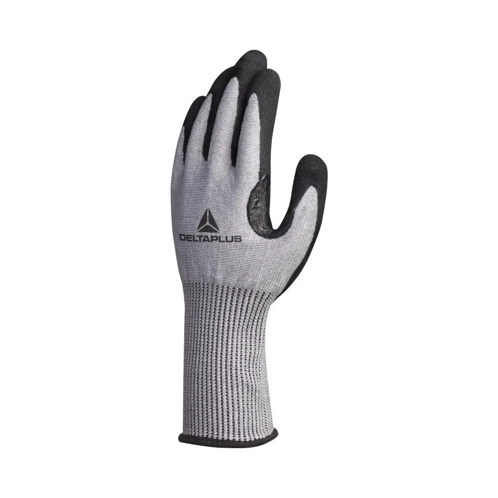 Delta plus GUANTO ANTITAGLIO IN MAGLIA VENICUT F XTREM CUT DELTAPLUS - FINEZZA 13 - Grigio-Nero, 10