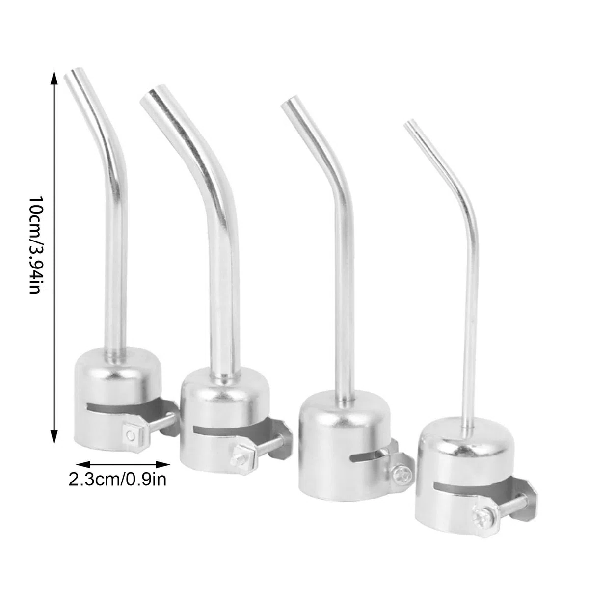 lega di alluminio universale, pistola ad aria calda ugello saldatura pistola termica ugello saldatura apparecchiatura saldatura pistola ad aria calda 959d accessori digitali per