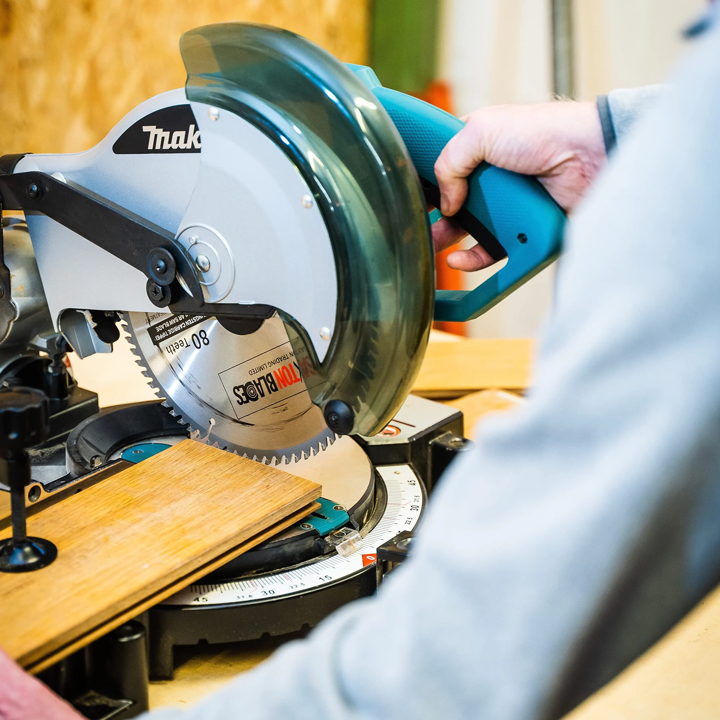 Saxton TCT, lama per sega circolare per legno, 210 mm x 30 mm, 80 denti per Festool, Dewalt Bosch, Makita, ecc.