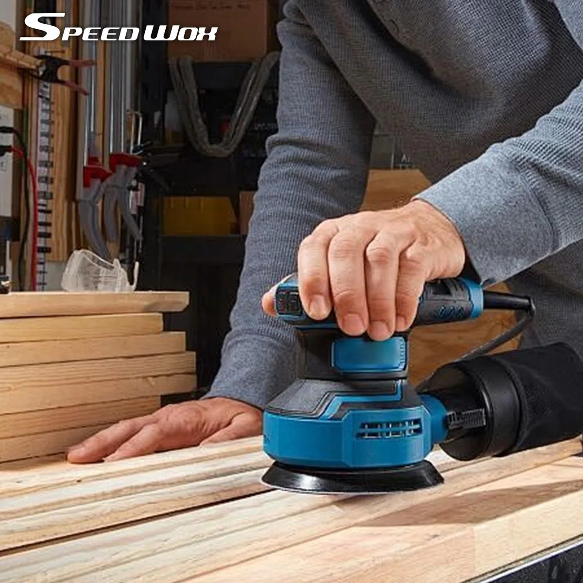 SPEEDWOX 50 dischi abrasivi PSA dorati da 12,7 cm, grana 240, autoadesivi, per levigatrice DA, dischi abrasivi PSA dorati, per levigatura automobilistica, pittura auto, lavorazione del legno, metallo