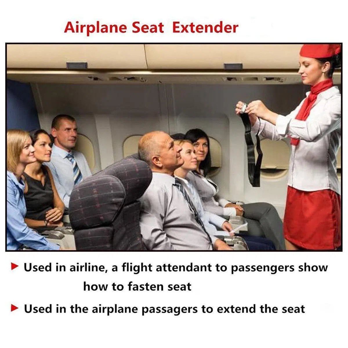 Cintura di sicurezza per aeroplano, Parti universali regolabili con cinture di sicurezza in acciaio inox Clip 50-84 CM per il viaggio da Kayear