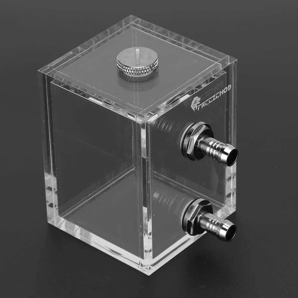 Ejoyous Serbatoio di Raffreddamento Ad Acqua Acrilico Trasparente, Professionale e Affidabile, capacità di 200 Ml, Dissipazione del Calore più Rapida, Materiale Acrilico Spesso, a Prova di Perdite