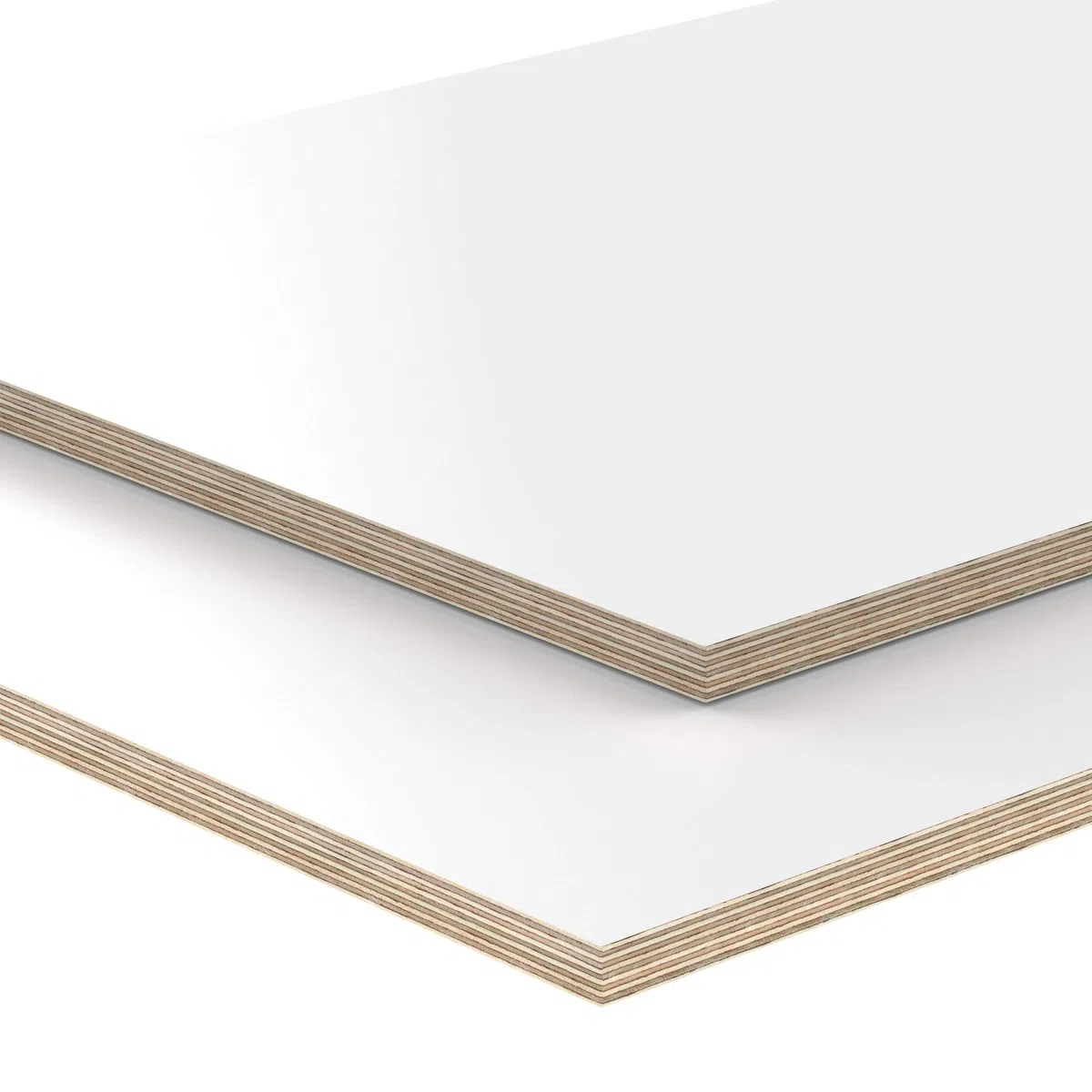 AUPROTEC 18mm Piano del Tavolo bianco 500 mm x 200 mm Pannello Multistrato rivestito melamminico selezione di 40cm-200cm Legno Compensato Massiccio di Betulla: rettangolare 50x20 cm