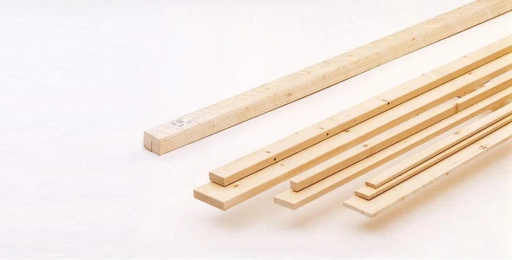 Listelli Legno Abete piallati 4 lati mm10x20x2000 (10pezzi)