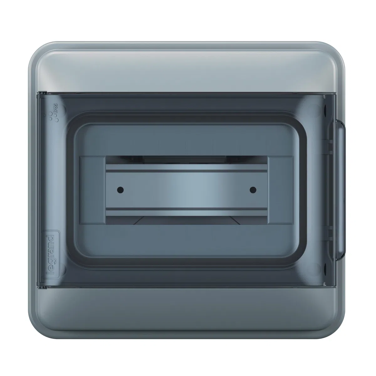 Legrand, Plexo S 601888 - Distributore per ambienti umidi, classe di protezione: IP65-IK07, 1 fila, 8 moduli, dimensioni: 200 x 213 x 106 (altezza x larghezza x profondità)