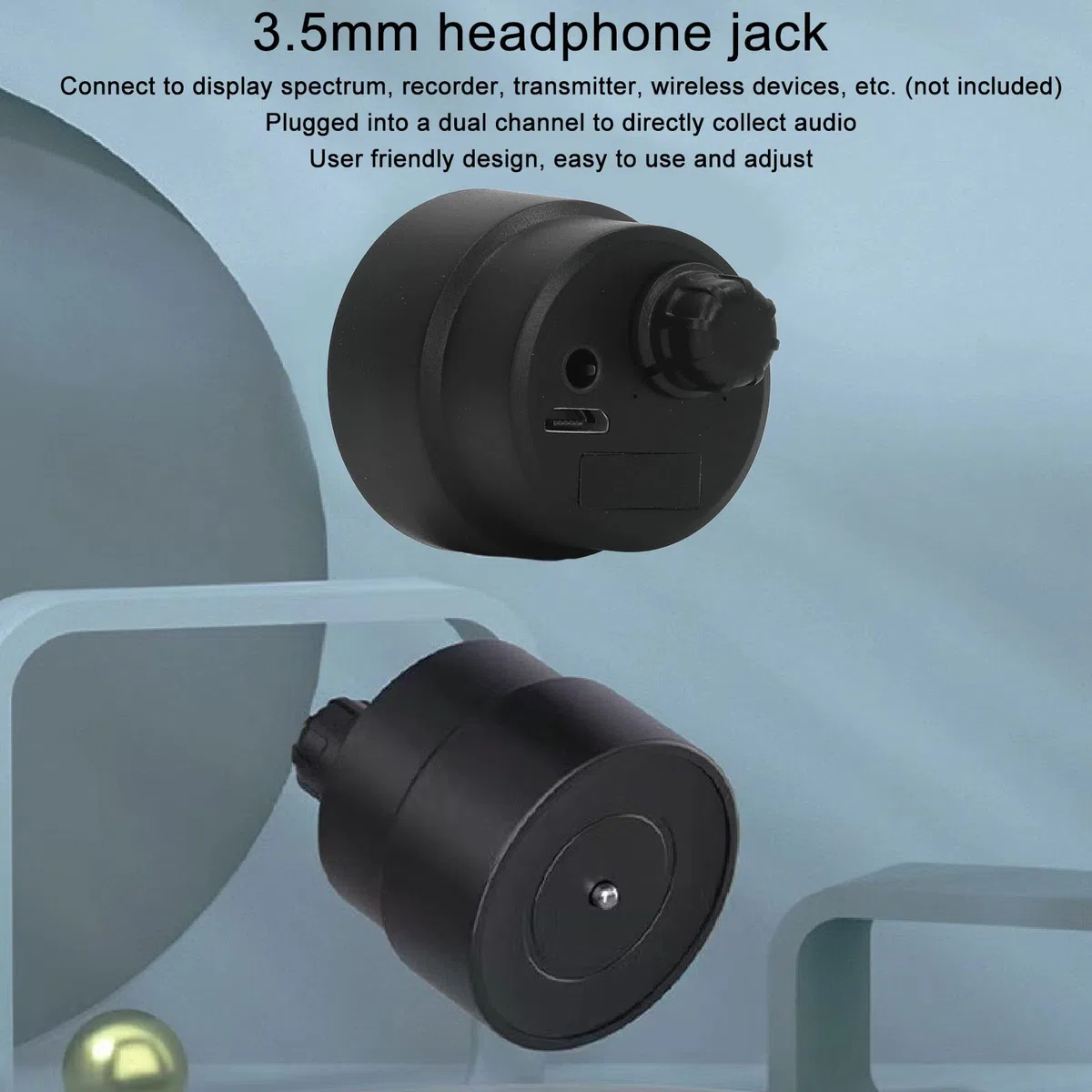 Rilevatore di Perdite d'Acqua per Tubi Sotterranei con Cavo USB e Auricolari ¨C Localizzatore Fughe per Impianti Idraulici e Riscaldamento