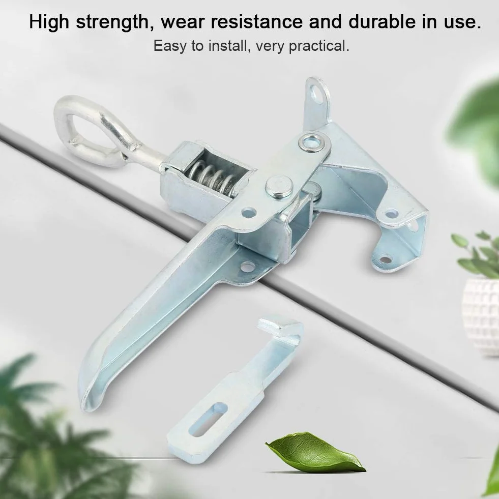 Hasp Pesante del Rimorchio, Chiusura Laterale del Rimorchio, Chiusura a Chiave per Autocarro, Chiusura a Scatto in Metallo con Fibbia in Ferro Zincato per Camion, Rimorchio, Container