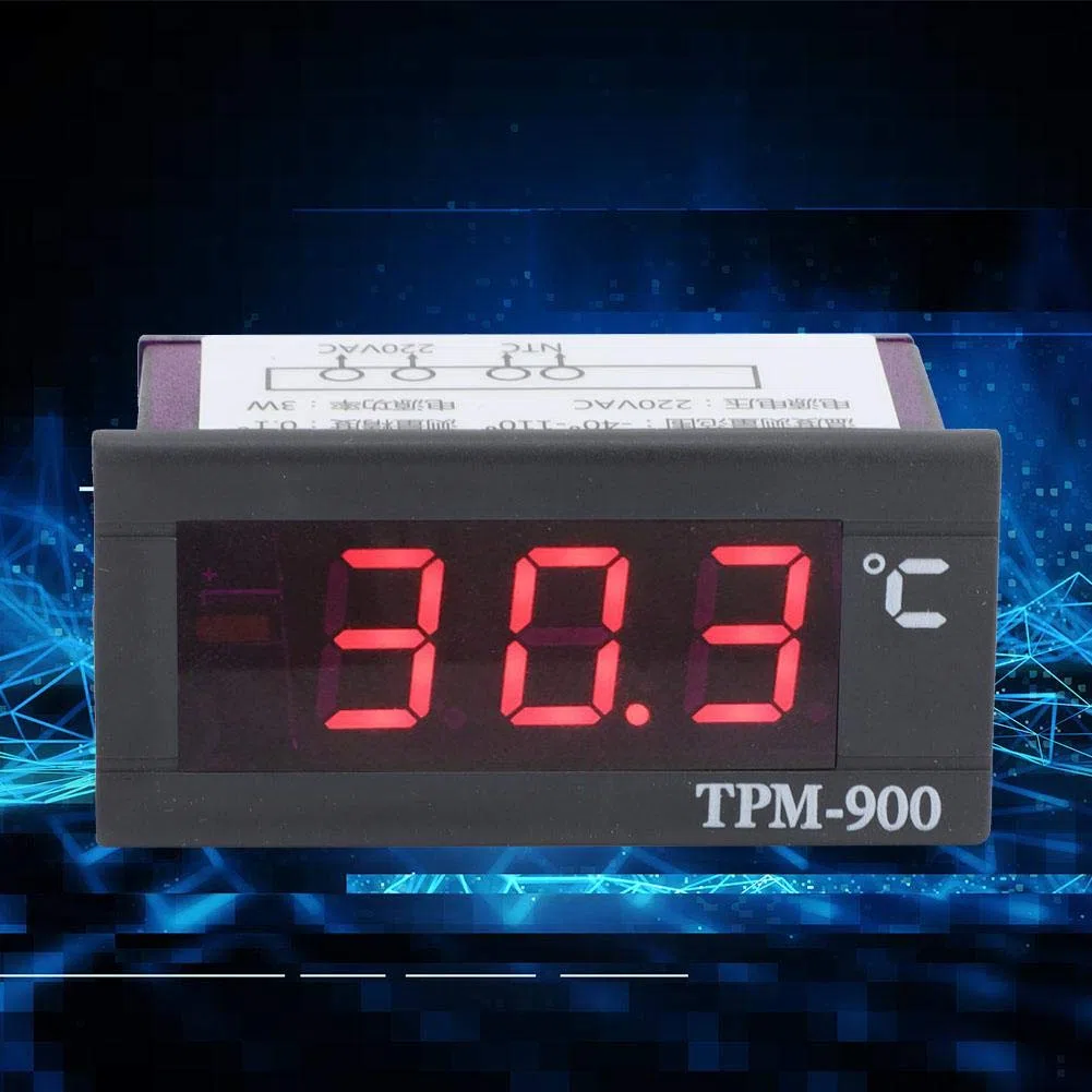 Termometro Digitale LCD Termometro, Indicatore Pannello Misuratore di Temperatura, -40 ℃ - + 110 ℃ Misuratore elettronico di umidità relativa alla temperatura
