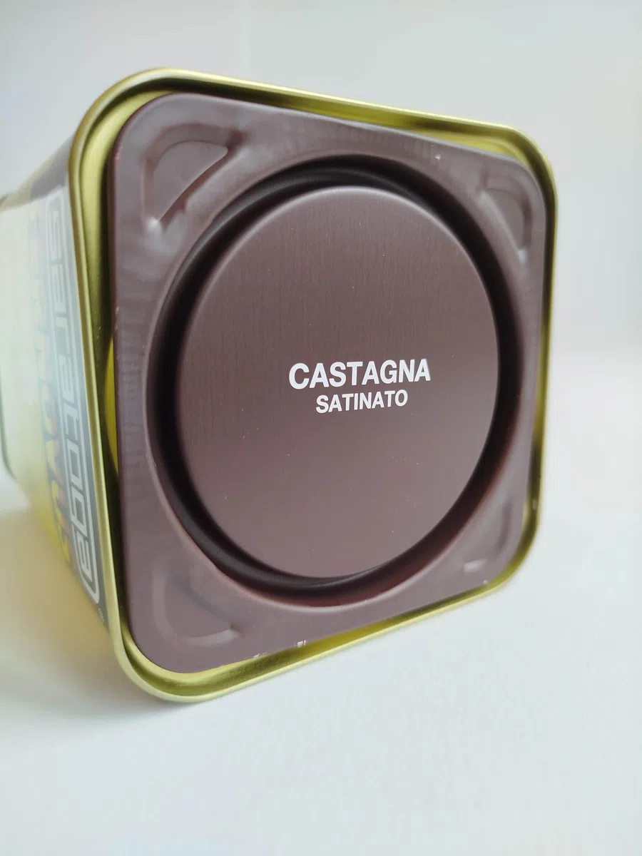 Vernice protettiva antiruggine CASTAGNA SATINATO, in conf da 750 ml con guanti nitrile e pennello inclusi!!! Bundle