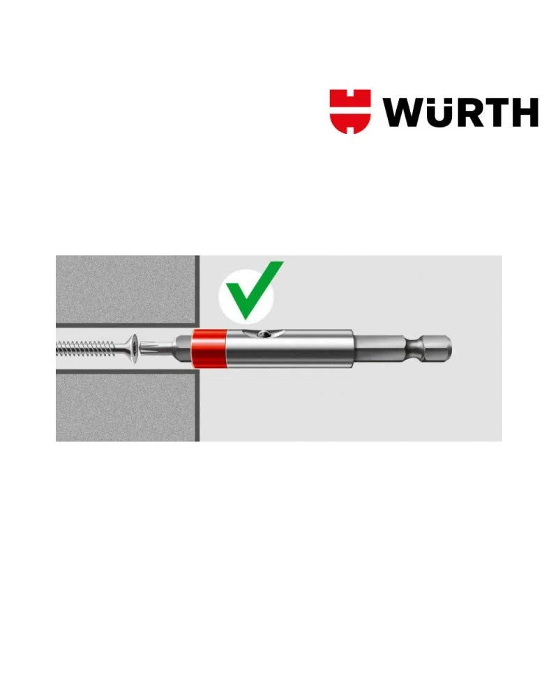 Porta Inserti Magnetico 1/4 Portainserti Sottile 0614176638 Wurth